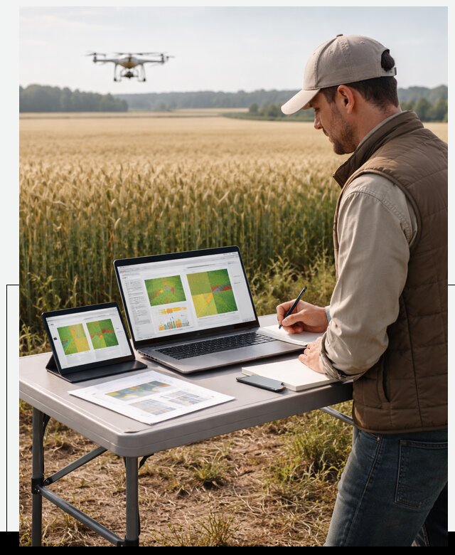 Система AI прогнозирования урожайности для точных агрономий в Юрге